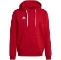 Bluza męska adidas Entrada 22 Hoody czerwona H57514 2XL Adidas teamwear