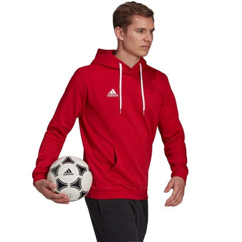 Bluza męska adidas Entrada 22 Hoody czerwona H57514 XL Adidas teamwear