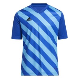 Koszulka dla dzieci adidas Entrada 22 Graphic Jersey niebieska HF0130 116cm Adidas teamwear