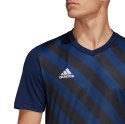 Koszulka męska adidas Entrada 22 Graphic Jersey granatowo-czarna HF0131 2XL Adidas teamwear