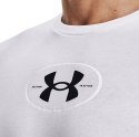 Koszulka męska Under Armour Repeat Ss graphics biała 1371264 100 2XL Under Armour