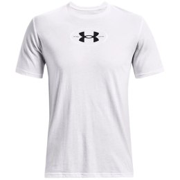 Koszulka męska Under Armour Repeat Ss graphics biała 1371264 100 XL Under Armour