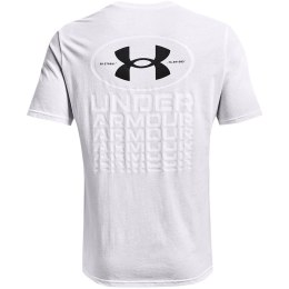 Koszulka męska Under Armour Repeat Ss graphics biała 1371264 100 XL Under Armour