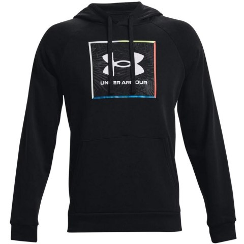 Bluza męska Under Armour UA Rival Flc Graphic Hoodie czarna 1370349 001 S Under Armour