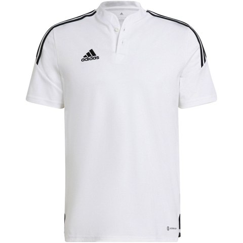 Koszulka męska adidas Condivo 22 Polo biała H44106 S Adidas teamwear