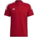 Koszulka męska adidas Condivo 22 Polo czerwona H44107 M Adidas teamwear