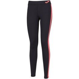 Legginsy damskie Joma Ascona Long Tight czarno-różowe 901127.119 XL Joma