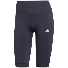 Legginsy damskie adidas Aeroknit Seamless Short Tights granatowe HE2960 XS Adidas