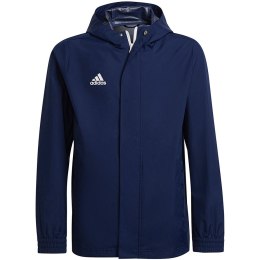 Kurtka dla dzieci adidas Entrada 22 All Weather granatowa H57511 116cm Adidas teamwear