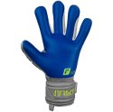 Rękawice bramkarskie Reusch Attrakt Freegel Silver Finger Support Junior szaro-niebieskie 5272230 6006 8 Reusch