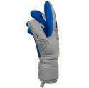 Rękawice bramkarskie Reusch Attrakt Freegel Silver Finger Support Junior szaro-niebieskie 5272230 6006 8 Reusch