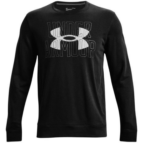 Bluza męska Under Armour UA Rival Terry Logo Crew czarna 1370391 001 2XL Under Armour