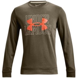 Bluza męska Under Armour UA Rival Terry Logo Crew zielona 1370391 361 2XL Under Armour