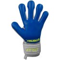 Rękawice bramkarskie Reusch Attrakt Grip Evolution Finger Support Junior szaro-niebieskie 5272820 6006 4 Reusch