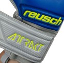 Rękawice bramkarskie Reusch Attrakt Grip Evolution Finger Support Junior szaro-niebieskie 5272820 6006 4 Reusch