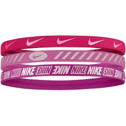 Opaski na włosy Nike Headbands 3.0 różowe N1004527616OS Nike