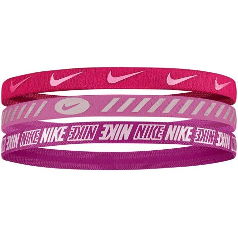 Opaski na włosy Nike Headbands 3.0 różowe N1004527616OS Nike