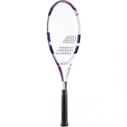 Rakieta do tenisa ziemnego Babolat Feather S CV G1 biało-różowo-granatowa 194031 121239 Babolat