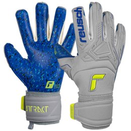 Rękawice bramkarskie Reusch Attrakt Freegel Fusion Goaliator szaro-niebieskie 5270995 6006 10 Reusch