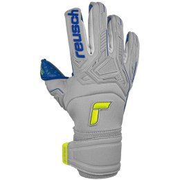 Rękawice bramkarskie Reusch Attrakt Freegel Fusion Goaliator szaro-niebieskie 5270995 6006 10 Reusch