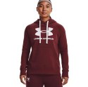 Bluza damska Under Armour Rival Fleece Logo Hoodie bordowa 1356318 690 2XL Under Armour