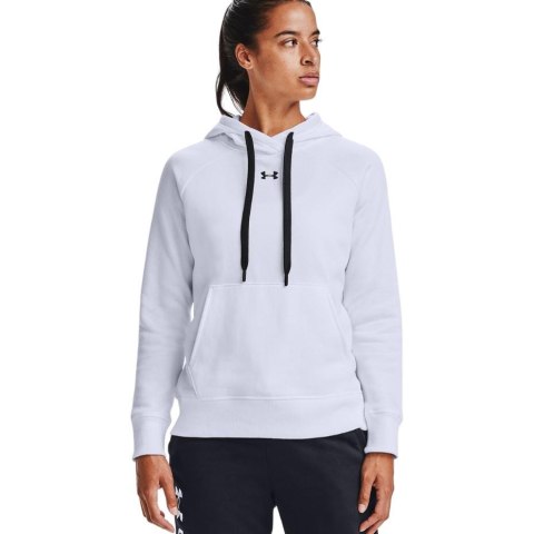 Bluza damska Under Armour Rival Fleece HB Hoodie biała 1356317 100 M Under Armour