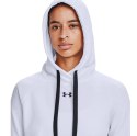 Bluza damska Under Armour Rival Fleece HB Hoodie biała 1356317 100 M Under Armour