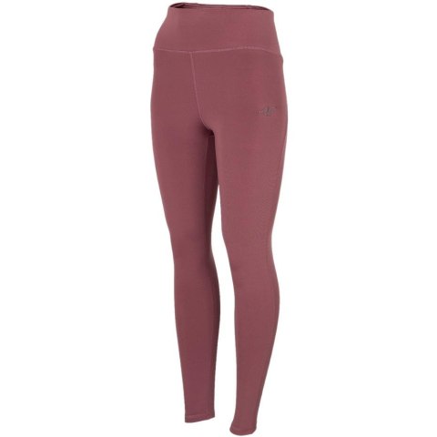 Legginsy funkcyjne damskie 4F burgund H4Z22 SPDF011 60S L 4F