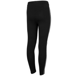 Legginsy dla dziewczynki 4F głęboka czerń HJZ22 JLEG004 20S 152cm 4F