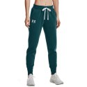 Spodnie damskie Under Armour Rival Fleece Joggers zielone 1356416 716 2XL Under Armour