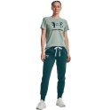 Spodnie damskie Under Armour Rival Fleece Joggers zielone 1356416 716 L Under Armour