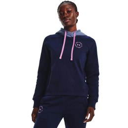 Bluza damska Under Armour Rival Fleece CB Hoodie granatowa 1373031 410 L Under Armour