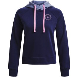 Bluza damska Under Armour Rival Fleece CB Hoodie granatowa 1373031 410 S Under Armour