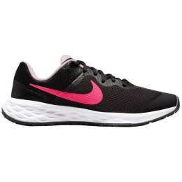 Buty dla dzieci Nike Revolution 6 NN (GS) czarno-różowe DD1096 007 38,5 Nike