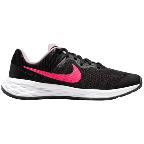 Buty dla dzieci Nike Revolution 6 NN (GS) czarno-różowe DD1096 007 38,5 Nike