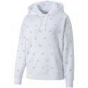 Bluza damska Puma Brand Love AOP Hoodie FL biała 535706 02 L Puma