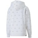 Bluza damska Puma Brand Love AOP Hoodie FL biała 535706 02 L Puma