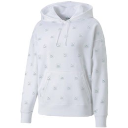 Bluza damska Puma Brand Love AOP Hoodie FL biała 535706 02 XL Puma