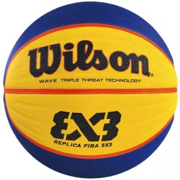 Piłka koszykowa Wilson Fiba 3x3 replica RBR żółto-niebieska WTB1033XB 6 Wilson