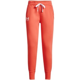 Spodnie damskie Under Armour Rival Fleece pomarańczowe 1356416 877 2XL Under Armour