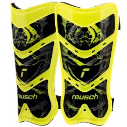 Ochraniacze piłkarskie Reusch Shinguard Attrakt Lite żółto-czarne 5377045 2700 L Reusch