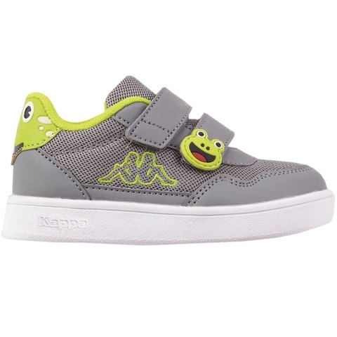 Buty dla dzieci Kappa PIO M Sneakers szaro-limonkowe 280023M 1633 21 Kappa