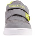 Buty dla dzieci Kappa PIO M Sneakers szaro-limonkowe 280023M 1633 21 Kappa