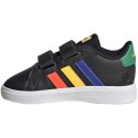 Buty dla dzieci adidas Grand Court 2.0 Lifestyle Hook and Loop czarne HP8918 20 Adidas