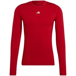 Koszulka męska adidas Techfit Aeroready Long Sleeve Tee czerwona HP0639 2XL Adidas teamwear