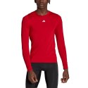 Koszulka męska adidas Techfit Aeroready Long Sleeve Tee czerwona HP0639 2XL Adidas teamwear