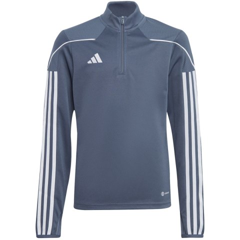 Bluza dla dzieci adidas Tiro 23 League Training Top szaro-biała HS3491 116cm Adidas teamwear