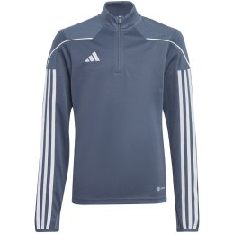 Bluza dla dzieci adidas Tiro 23 League Training Top szaro-biała HS3491 152cm Adidas teamwear