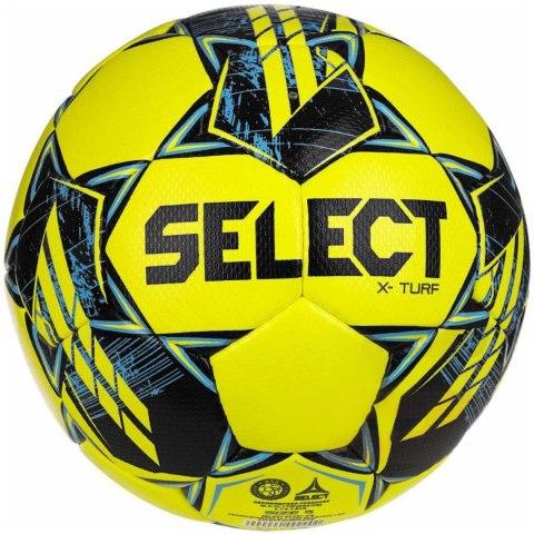 Piłka nożna Select X-Turf 5 v23 FIFA Basic żółto-niebieska 17785 4 Select