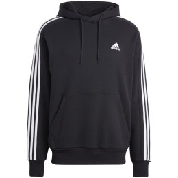 Bluza męska adidas Essentials French Terry 3-Stripes Hoodie czarna IC0435 2XL Adidas